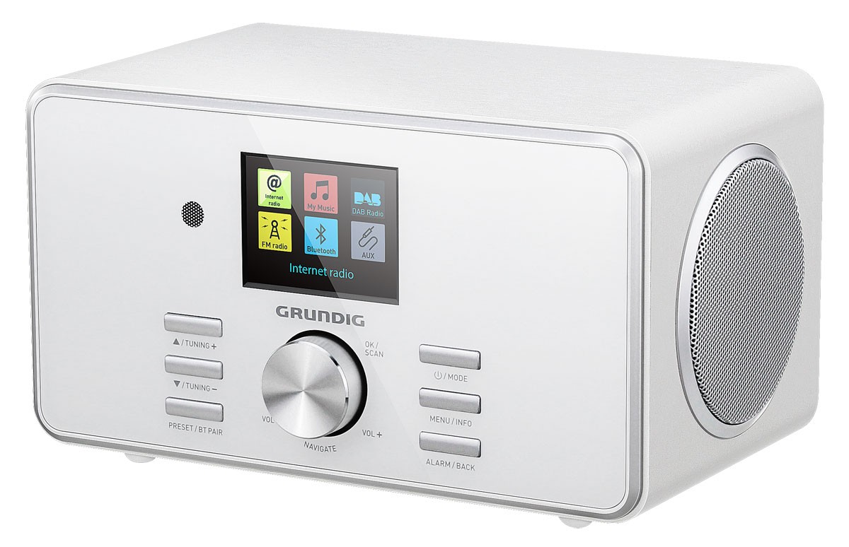 Grundig DTR 5000 DAB+ BT WEB White Digital Radio