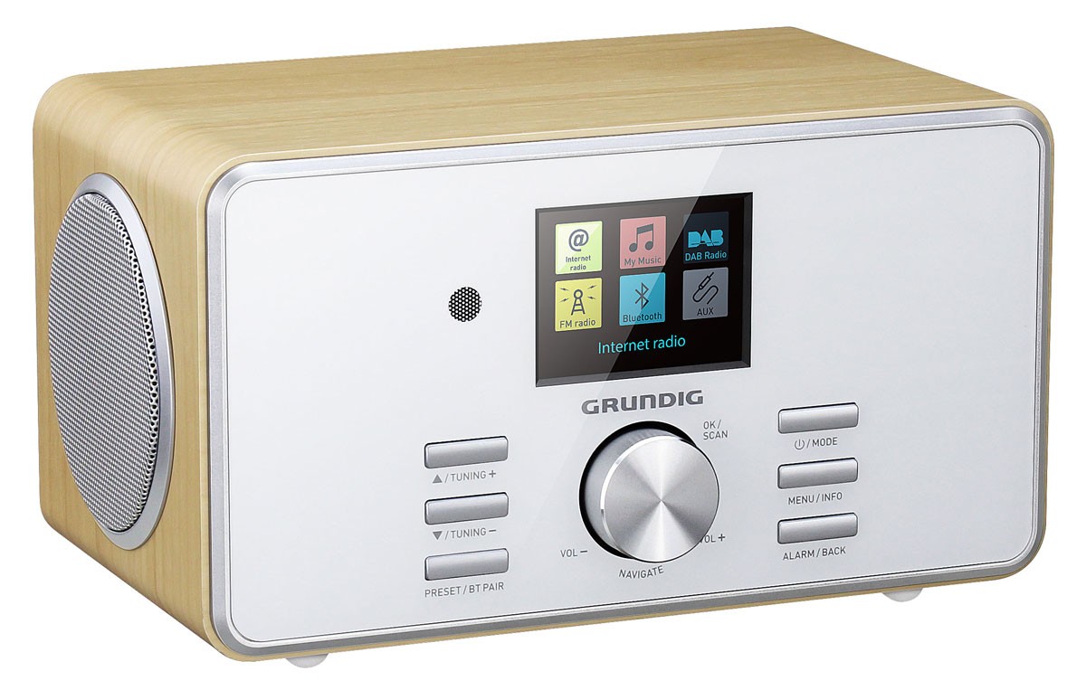 Grundig DTR 5000 DAB+ BT WEB Oak Digital Radio DynaVision