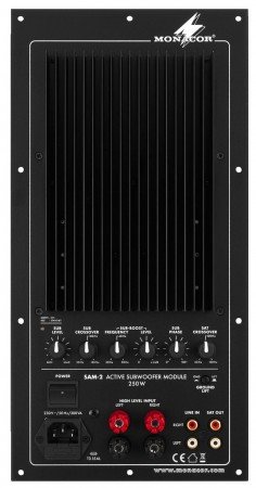 MONACOR SAM-2 Subwoofer-Aktiv-Modul, 200 W