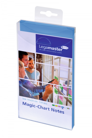 Legamaster Magic-Chart Notes, 10x20cm 100 Stück, blau