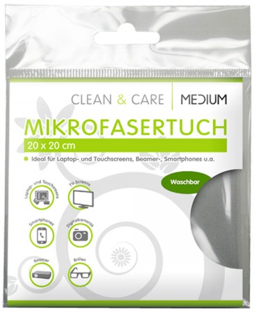 MEDIUM CLEAN & CARE Mikrofasertuch 20x20cm extrafein waschbar
