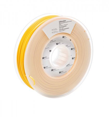 Ultimaker ABS-Filament Gelb, stabil, gute Haftung 2,85 mm, Gewicht 750 g, Drucktemperatur 260C