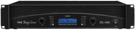 IMG STAGELINE STA-1400 Professioneller Stereo-PA-Verstärker, 1400 W