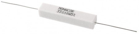 MONACOR LSR-330/10 Hochlast-Zementwiderstände, 10 Watt