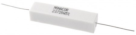 MONACOR LSR-27/20 Hochlast-Zementwiderstände, 20 Watt