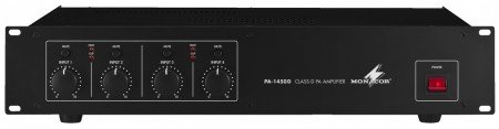 MONACOR PA-1450D ELA-4-Kanal-Class-D-Verstärker