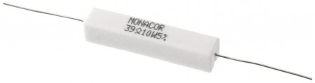 MONACOR LSR-390/10 Hochlast-Zementwiderstände, 10 Watt