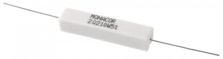 MONACOR LSR-22/10 Hochlast-Zementwiderstände, 10 Watt