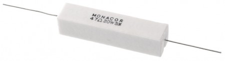 MONACOR LSR-470/20 Hochlast-Zementwiderstände, 20 Watt