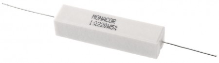 MONACOR LSR-12/20 Hochlast-Zementwiderstände, 20 Watt