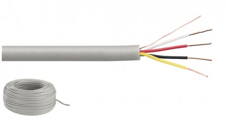 MONACOR JYSTY-2208 Signalkabel, Typ J-Y(St)Y, 4 x 0,5 mm2