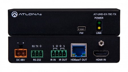 Atlona AT-UHD-EX-70C-TX - AV-Sender - 4096 x 2160 Pixel - 70 m - Verkabelt - Mini-USB B