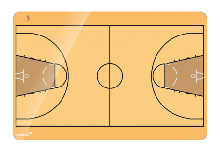 Legamaster Whiteboard ACCENTS Basketballfeld  30x40 cm