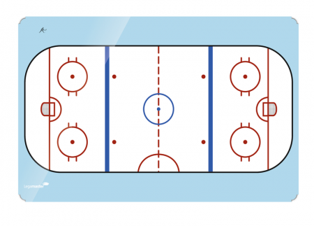 Legamaster Whiteboard ACCENTS Eis-Hockeyfeld 90x120 cm