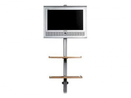 Flatscreen shelf M/L Black mit Konsole f. M/L Halterungen