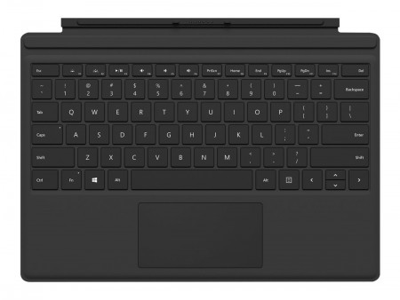 Microsoft Surface Pro Type Cover (M1725) - Tastatur - mit Trackpad, Beschleunigungsmesser -
