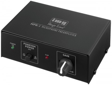 IMG STAGELINE MPR-1 1-Kanal-Mikrofon-Vorverstärker