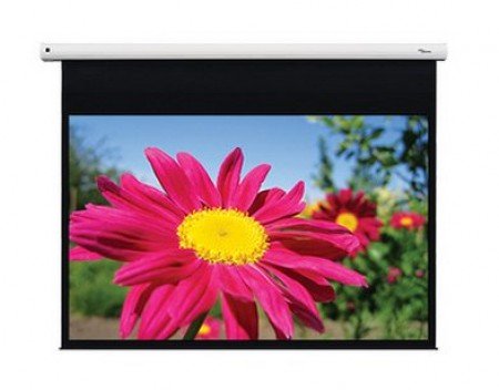 Optoma 16:10 Leinwand DE-1123EGA (123") Glasfaser, mattweiß, motorisiert