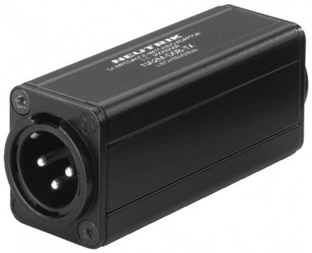 MONACOR NA-2MD0BTX NEUTRIK-XLR/ Cinch-Symmetrieradapter/Massetrennfilter