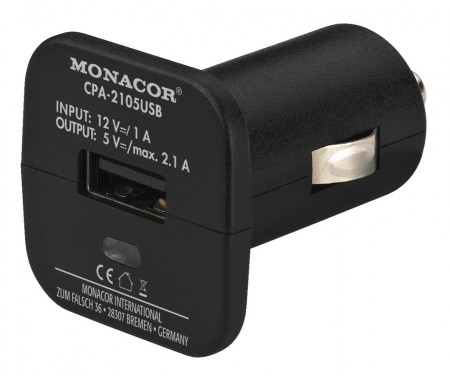 MONACOR CPA-2105USB USB-DC/DC-Kfz-Spannungswandler