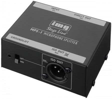 IMG STAGELINE MPS-1 Mikrofon-Splitter
