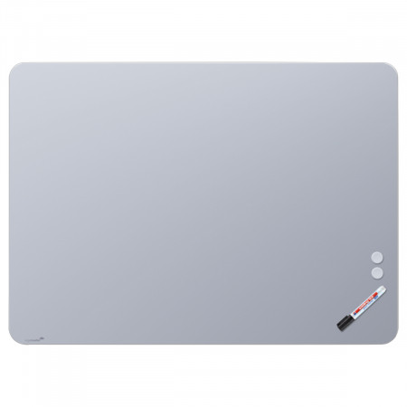 Legamaster 7-104154 RC matte Glasboard 90 x 120 cm, chilly lake, mit abgerundeten Ecken