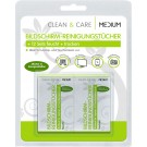 MEDIUM CLEAN & CARE Bildschirmreinigungstücher 12 Sets einzeln verpackte Reinigungstücher