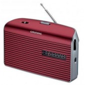 Grundig Music 60 - Portables Radio - rot/silber