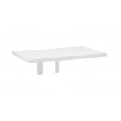 SMS X Wall Shelf - Regal für VCR, DVD, CPU - weiß