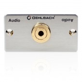 Oehlbach Audio 3,5mm Klinke Anschlussfeld, Kabelpeitsche, Buchse/Buchse