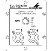 MONACOR EUL-2SUB/SW Subwoofer in 100-V-Technik