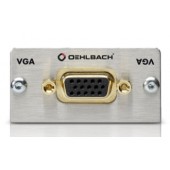 Oehlbach VGA (15pin HD) Anschlussfeld, Kabelpeitsche, Buchse/Buchse
