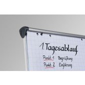 Legamaster Flipchart Papier kariert 98 x 65 cm Rolle mit 20 Blatt - 5 Rollen - 5 x 20 Blatt