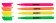 Kores High Liner 4er Set Textmarker in grün, pink, gelb und orange
