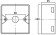 MONACOR CAT-6JB Netzwerk-Anschlussdose