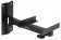 MONACOR PAST-550/SW Wandhalter für Standard-Holzboxen