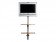 Flatscreen shelf M/L Black mit Konsole f. M/L Halterungen